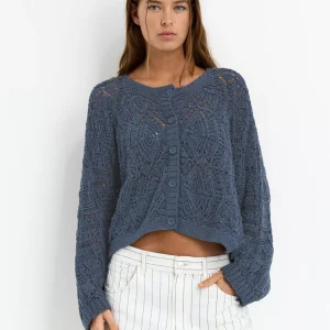 Oversize crochet cardigan